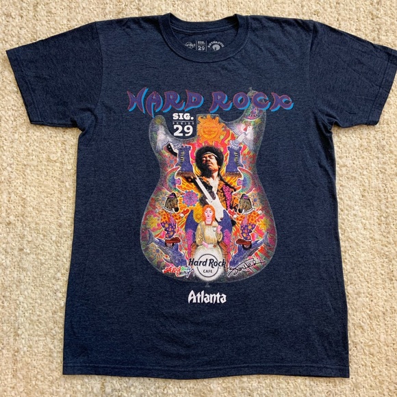 Hard Rock Café T-Shirt JIMI HENDRIX Sig Series 29 - Picture 1 of 8